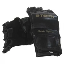 Перчатки для mixfight ATEMI LTB19111, натуральная кожа, чёрный, размер ХL