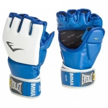 Перчатки тренировочные Everlast MMA Grappling LXL синие