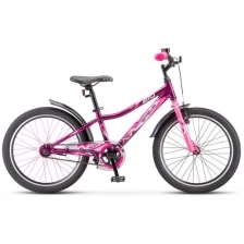 Подростковый велосипед STELS Pilot 210 20" Z010 Фиолетовый/розовый (собран и настроен)