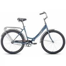 Велосипед городской складной rigid FORWARD SEVILLA 26 1.0 26" 18,5" серый/серебристый RBK22FW26808 2022 г.